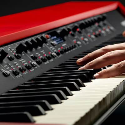 Nord Grand 88-note Kawai Hammer Action Keyboard with Ivory Touch with Nord Soft Case, Adjustable Stand, Expression Pedal and Sustain Pedal image 9