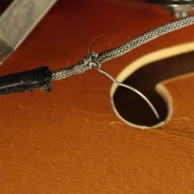 1965 Epiphone A412 Triumph Sunburst with wide nut width image 25