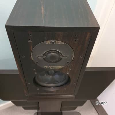 Shun Mook BBC LS3/5a Speakers 1980s - Real Ebony wood image 5