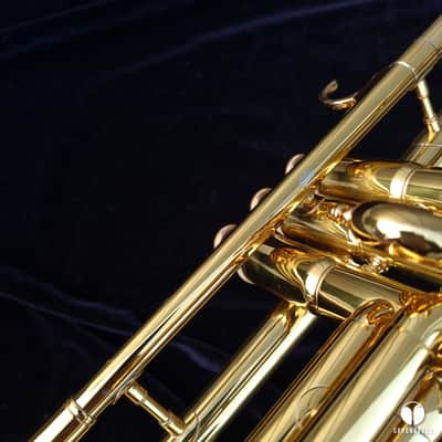 Jerome Callet SIMA by Kanstul USA GOLD LACQUER trumpet gamonbrass image 9