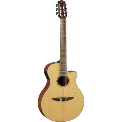 Yamaha NTX1 Nylon String Acoustic-Electric Cutaway Guitar - Natural image 2