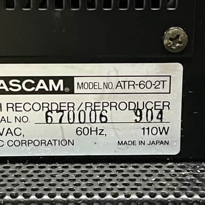 Tascam ATR-60 / 2 Track Reel to Reel Tape Recorder Professional • Refurbished image 19