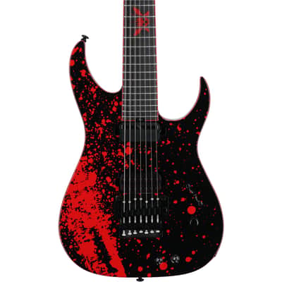 Schecter Sullivan King Banshee 7FR-S Electric Guitar, Obsidian, Open Box (Very Good) image 4