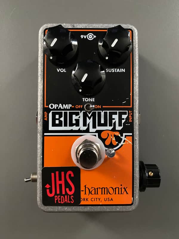 JHS Electro-Harmonix Op Amp Big Muff Pi Reissue with 