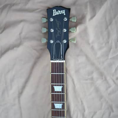 Left Handed BURNY Super Grade RLG-55 Cherry Sunburst 2003 China image 2
