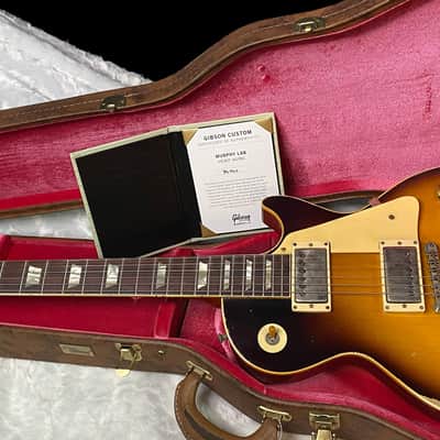 NEW! Gibson Custom 1959 Les Paul Standard Resissue Electric Guitar - Beauty of the Burst #58 - Heavy Aged - Murphy Lab - Authorized Dealer - 8.7 lbs - G07173 image 15