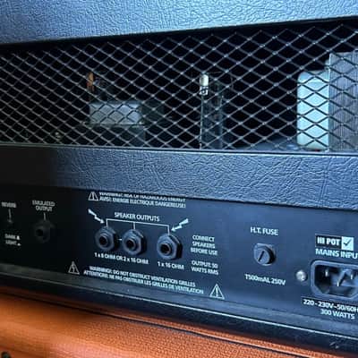 Orange cab & Blackstar 50w valve halfstack + leads, pedal switch, covers. CHECK MY FEEDBACK 👍🏻 image 6