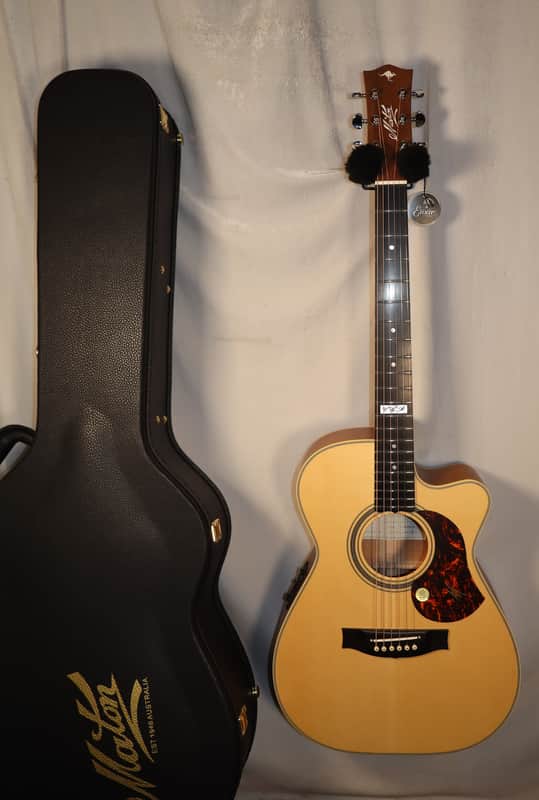 Maton EBG808TEC Tommy Emmanuel Cutaway Acoustic Electric Guitar with case NEW s/n 33426 image 1