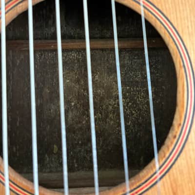 Sweet parlor guitar - circa 1910-1920 - probably made by Regal w/ case image 7