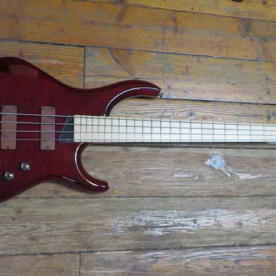 MTD Kingston Z4 4 String Bass Guitar 2020 - Present Trans Cherry image 1