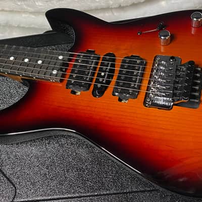 NEW ! Jackson Custom Shop Dinky HSH - Roasted Maple Neck & Ebony Fretboard - DK - Sunburst - Authorized Dealer - 8.1 lbs - G06693 image 8