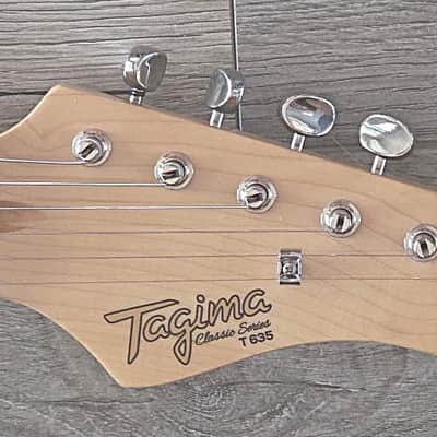 Tagima T-635 "S" Style w/Lace Sensor Pickups w/ Gtr Stand, Strap, Cable And Xtra Strings! image 8