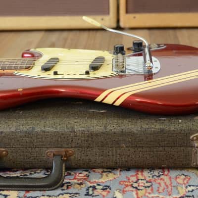 Competition Red 1972 Fender Mustang with Original Case image 15