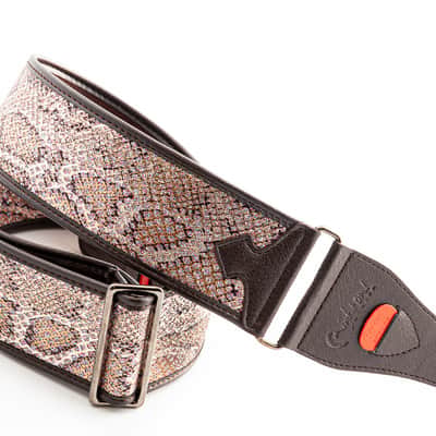 RightOn! Glitter Snake Vegan Leather Guitar Strap