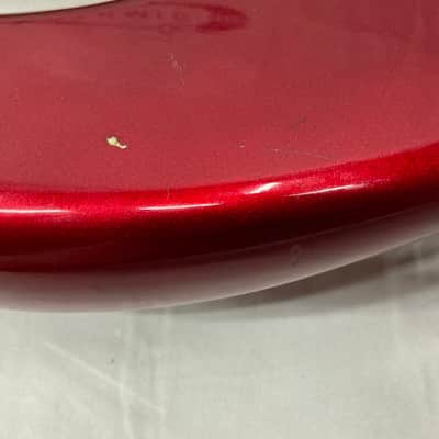 Kramer Striker 700ST Bass Guitar - Red MISSING NECK STRAP STUD image 16