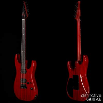 Tom Anderson Guitarworks Arc Angel Player - Transparent Cherry - 24.75 & Mahogany image 8