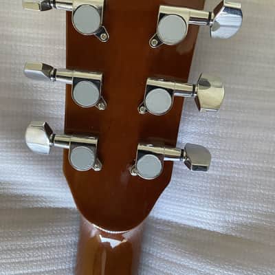 BLUE MOON ACOUSTIC GUITAR BG-28 T DREADNOUGHT 2023 - SUNBURST image 3