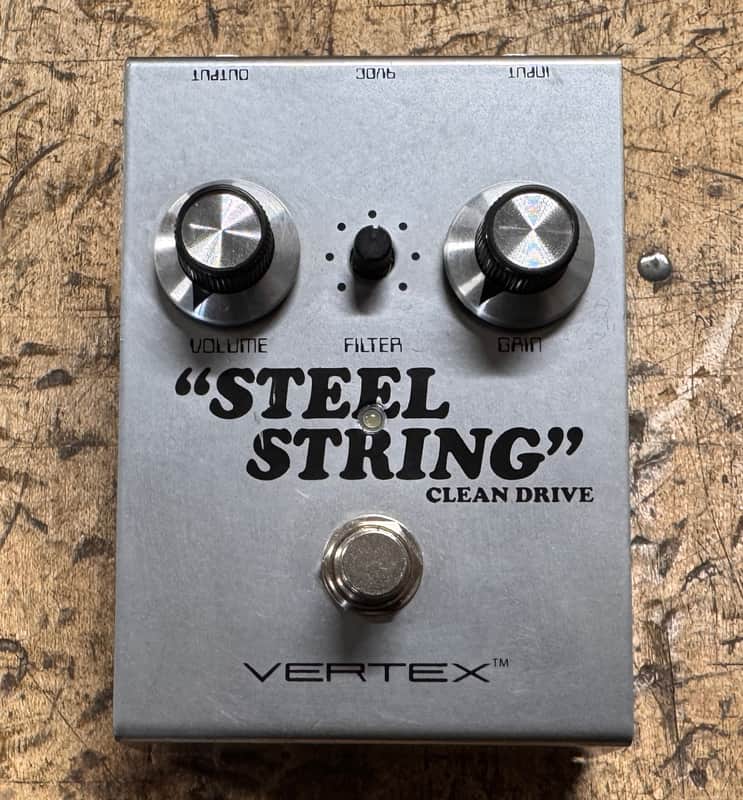Vertex Steel String Clean Drive boost/overdrive pedal image 1