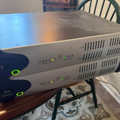[PAIR!] Digidesign 192 Pro Tools HD Interface 16x8x8 with 2x Analog Input / Analog Output / Digital I/O Cards 2000s - Silver image 1