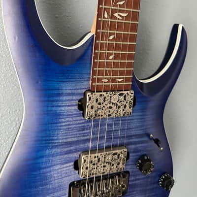 Ibanez RGA super Strat vine Inlayed Jem Jr neck LoPro Edge Gravity Storm DiMarzios image 3