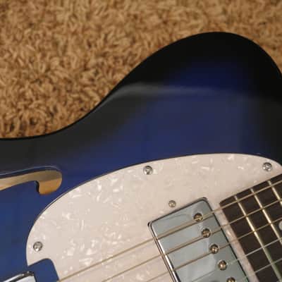 Video! Glarry GTL Semi-Hollow T-Style Electric Guitar w/ Case + Gig Bag image 11