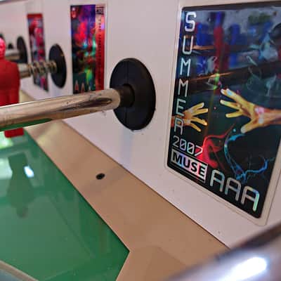 MUSE signed memorablia : Garlando Football Table 70's Red ,White and Blue image 9