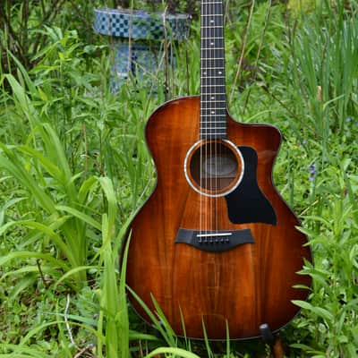 2021 Taylor 224CE K DLX Grand Auditorium Deluxe Acoustic/Electric Guitar in Hawaiian Koa w/a full Gloss Shaded Edgeburst finish, and comes with the Original like New Hardshell Taylor Case. ~ As New ! image 2