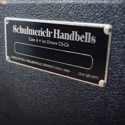 Schulmerich Handbells Case A 1st Octave C5-C6 set in excellent condition (church owned) image 5