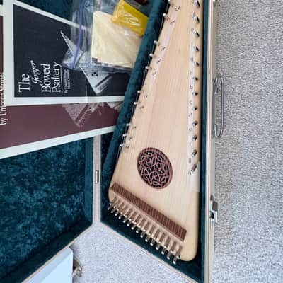 Unicorn Strings "Renaissance" 30-String Bowed Psaltery- Complete Kit w/ Birch Case image 2