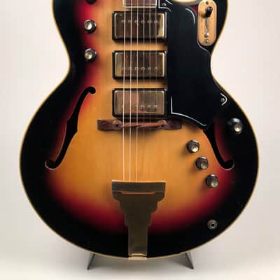 1959 National Bel-Aire 1198 Archtop Electric in Sunburst with Hardshell Case image 4