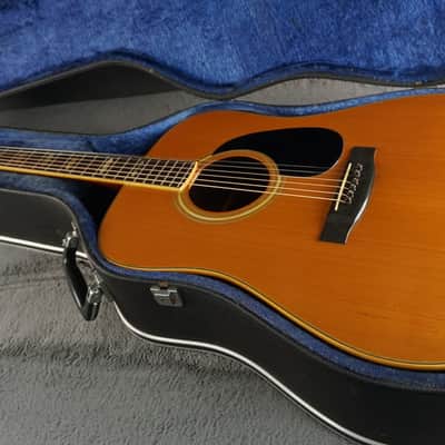 1970s Yamaki F-150 Dreadnought Acoustic Guitar MIJ w/ Hard Case image 22