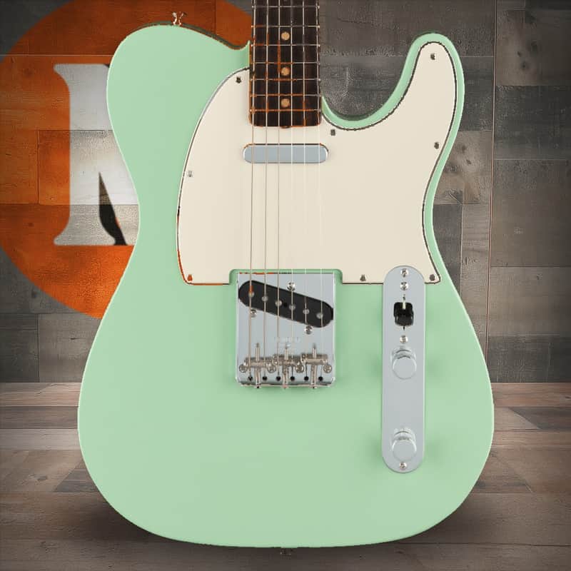Fender American Vintage II 1963 Telecaster Rosewood Fingerboard - Surf Green image 1