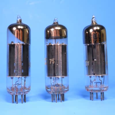 NEC 6202/6X4/EZ 90 Rectifier Tube 60s Lo Use Hi Emm A+ Tst Hickock 539 image 2