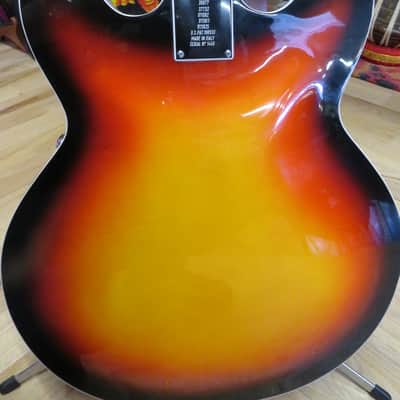 Burns Baldwin arch top 1968 - cherry sunburst image 9