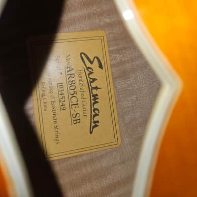 Eastman AR805CE-SB 2010 - Present - Sunburst image 5