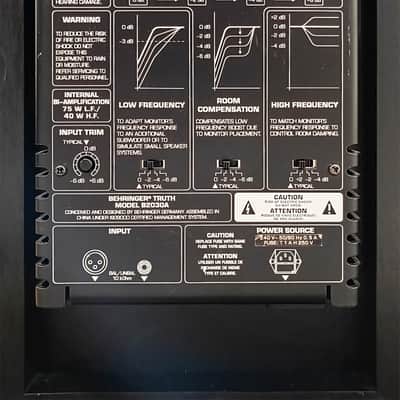 Behringer Truth B2030A High Resolution Powered Studio Monitor - Pair image 2