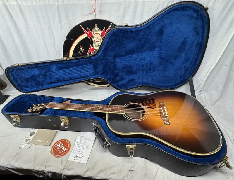 Gibson RS4CRSGH1 J-45 j45 Custom The Workhorse Acoustic Guitar with Case 2014 - Vintage Sunburst