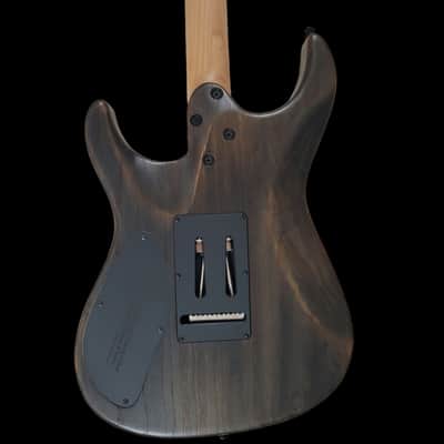 Mayones Aquila Elite S 6 Lava Burst Quilted Maple Gloss Top Birdseye Maple TEW Fingerboard image 5