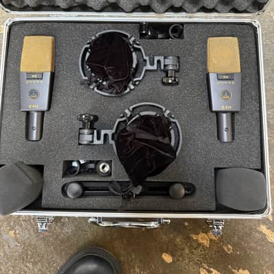 AKG C414 XLII/ST Stereo Matched Pair 2010s - Black image 2