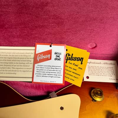 Gibson 1958 Les Paul Re-issue 2022 - Washed Cherry Sunburst image 22