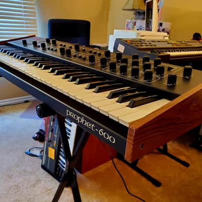 SEQUENTIAL CIRCUITS PROPHET 600 SYNTHESIZER RECENTLY SERVICED IN AMAZING SHAPE! image 5