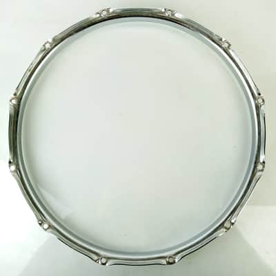 Pearl 14" 12-Lug Super Hoop II 2.3mm Chrome Steel Snare Drum Batter Rim Marching image 9