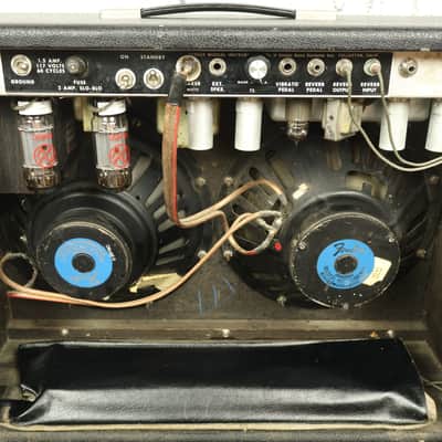Vintage 1968 Fender Pro Reverb-Amp Silverface 2x12 Tube Combo Guitar Amplifier image 20
