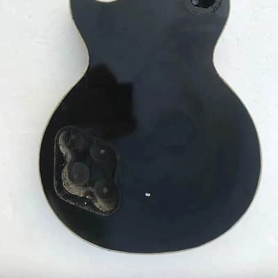Glossy Black Les Paul LP Style Guitar Maple Neck with Body image 4