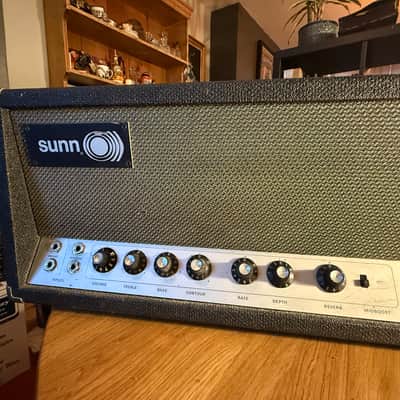Sunn 1200S Head 1970s - Black image 2