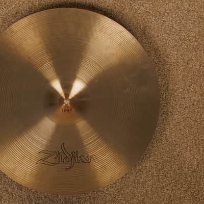 1970s Zildjian 16" Thin Stamp Crash Cymbal 1095g image 2