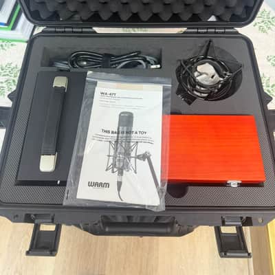 Warm Audio WA-47 Large Diaphragm Multipattern Tube Condenser Microphone 2024 - Present - Titanium image 2