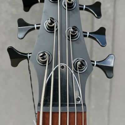 Ibanez SR306EBWK SR Series 6-String Electric Bass Guitar in Weathered Black image 8