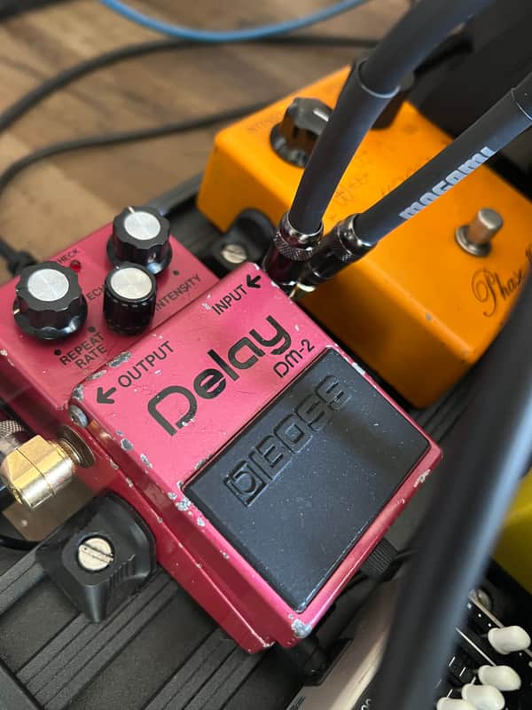 Boss DM-2 Delay (Black Label) 1981 - 1984 - Pink image 1
