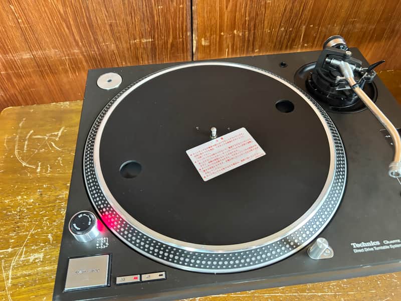 Technics SL-1200MK5 Black Analog DJ Turntables | Reverb